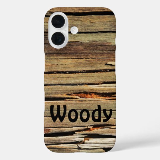 Uw Hoesje Aangepast Rustic Wood iPhone 6/6s (Achterkant)