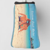 Uw Hoesje van het Fotogolfhoofd met Douanetekst Golfheadcover (Draai 90)