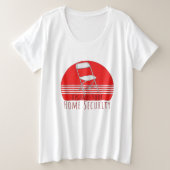 Uw Home Security upgraden Grote Maat T-shirt (Design voorkant)