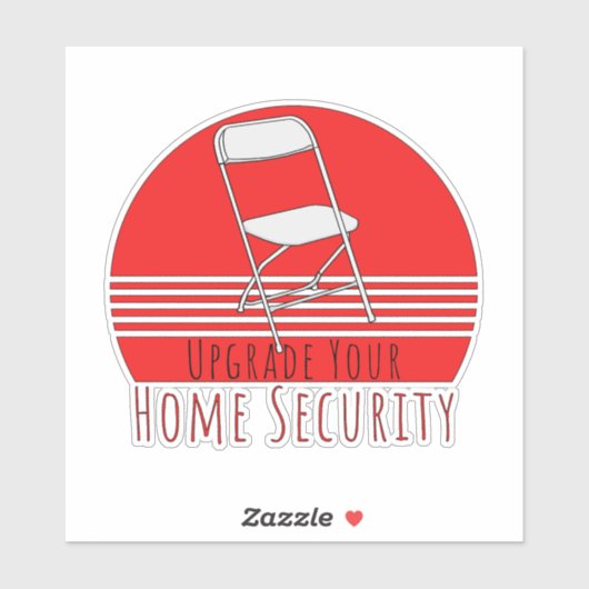 Uw Home Security upgraden Sticker (Vel)