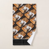 Uw hond aangepaste foto's chihuahua patroonnaam bad handdoek (Handdoek)