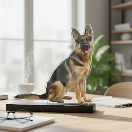 "Uw Hond" Acryl Foto Uitgesneden Beeldhouwwerk Staand Fotobeeldje