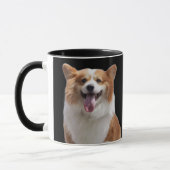 Uw Hond Foto Custom Kleur Schattige Gift Mam Papa Mok (Links)