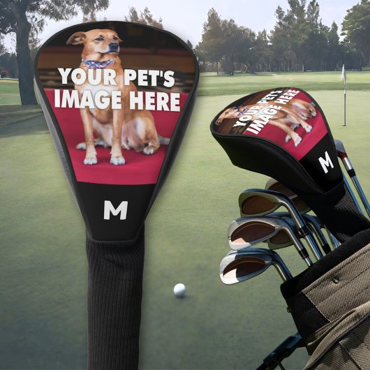 Uw hond Foto Golf Head Hoesje Golfheadcover