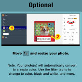 Uw Hond Foto Zwart-wit Geruite Stijlvol Cadeaupapier
