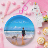 Uw Hond Fotopapier Borden met aangepaste tekst Papieren Bordje (Feest)