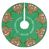 UW HOND FOTO'S en Naam Kerstboom Rok (Voorkant)