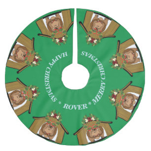 UW HOND FOTO'S en Naam Kerstboom Rok