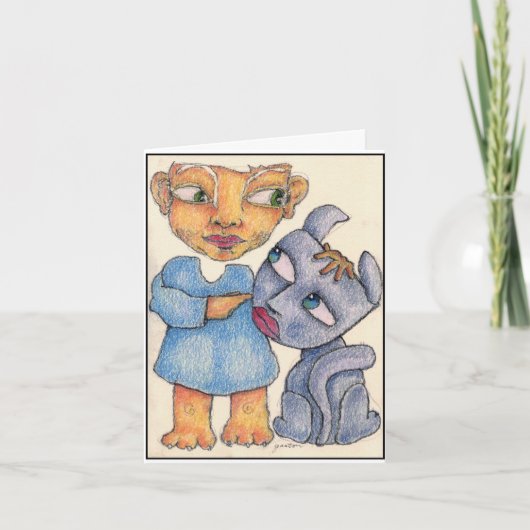 Uw hond houdt van u kaart van Denis Gaston Art (Voorkant)