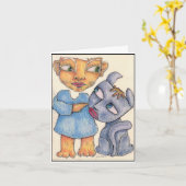 Uw hond houdt van u kaart van Denis Gaston Art (Gele Bloem)