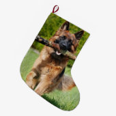 Uw hond, kat of foto's met kerstmis grote kerstsok (Voorkant (Hangend))