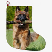 Uw hond, kat of foto's met kerstmis grote kerstsok (Voorkant)