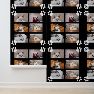 Uw hond puppy aangepaste fotocollage chihuahua behang