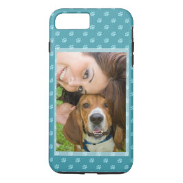 Uw hond & u foto aanpassen puppy doggie poten Case-Mate iPhone case