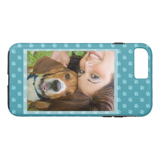 Uw hond & u foto aanpassen puppy doggie poten Case-Mate iPhone case (Achterkant (Horizontaal))