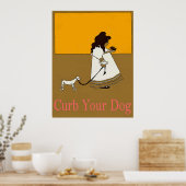 Uw hond vastklemmen poster (Keuken)