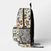 Uw honden eigen gepersonaliseerde Day Bag Bedrukte Rugzak (Rechts)