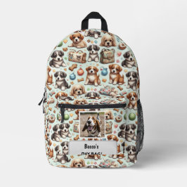 Uw honden eigen gepersonaliseerde Day Bag Bedrukte Rugzak