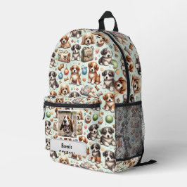 Uw honden eigen gepersonaliseerde Day Bag Bedrukte Rugzak