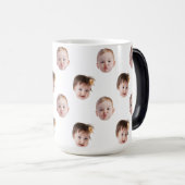 Uw Honden Gezicht Vaderdag Gift Grappige Gift Idee Magische Mok (Voorkant rechts)