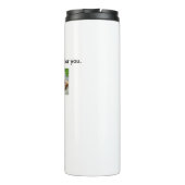 Uw honden wensen u een thermische droogtrommel thermosbeker (Achterkant)