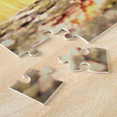 Uw hondenfoto gepersonaliseerde unieke aandenken legpuzzel (Zijkant)