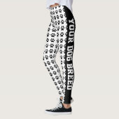 Uw Hondenras en de Vensters personaliseren Tekst e Leggings (Links)