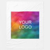 Uw Hotel Hostel Motel Guest House Company Logo Fleece Deken (Voorkant)