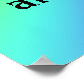 Uw houding bepaalt uw hoogte-Poster Poster (Hoek)