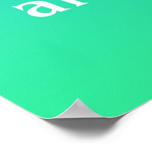 Uw houding bepaalt uw hoogte-Poster Poster (Hoek)