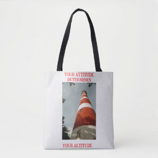 Uw houding bepaalt uw hoogte tote bag