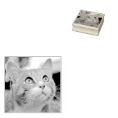 Uw huisdier etsen | Geëtst van foto | Aangepast Rubberstempel (Gestempeld)