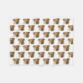 Uw huisdier Foto Hond Kat Custom Schattige Grappig Fleece Deken (Voorkant (Horizontaal))