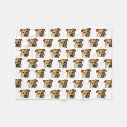 Uw huisdier Foto Hond Kat Custom Schattige Grappig Fleece Deken (Voorkant (Horizontaal))