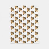 Uw huisdier Foto Hond Kat Custom Schattige Grappig Fleece Deken (Voorkant)