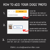 UW HUISDIER FOTO - Sakura en Koi op zwarte shirten T-shirt