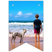 Uw huisdier foto verjaardag Bunting vlaggen gepers Vlaggetjes (Eerste vlag)