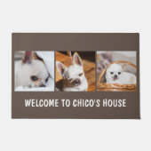Uw huisdier hond chihuahua aangepaste foto's colla deurmat (Voorkant)