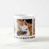 Uw huisdier hond chihuahua aangepaste foto's colla koffiemok (Center)