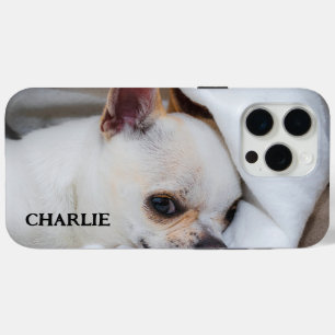 Uw huisdier hond puppy aangepaste foto chihuahua e iPhone 15 pro max hoesje