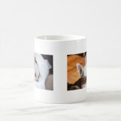 Uw huisdier hond puppy aangepaste foto's collage c koffiemok (Center)