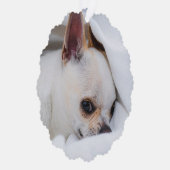 Uw huisdierhond aangepaste foto Chihuahua-herdenki Ornament Kaart (Rechts)