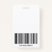 Uw identiteitskaart van identiteitskaart van de Fo Badge (Achterkant)