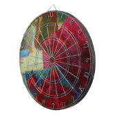 Uw illustratie uploaden | Aangepast schilderen omz Dartbord (Voorkant Rechts)