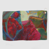 Uw illustratie uploaden | Aangepast schilderen omz Golfhanddoek (Horizontaal)