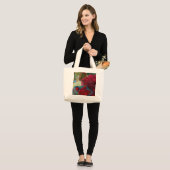 Uw illustratie uploaden | Aangepast schilderen omz Grote Tote Bag (Voorkant (model))
