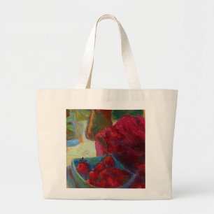 Uw illustratie uploaden   Aangepast schilderen omz Grote Tote Bag