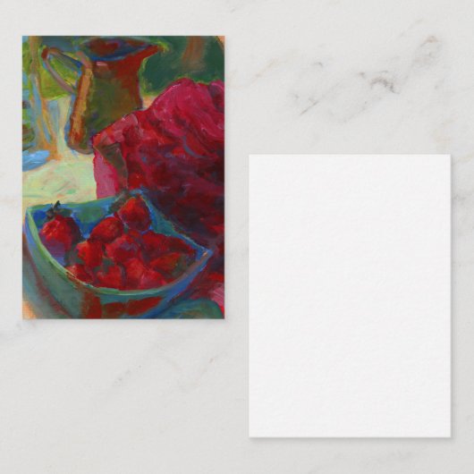 Uw illustratie uploaden | Aangepast schilderen omz Notitiekaartje (Voorkant / Achterkant)