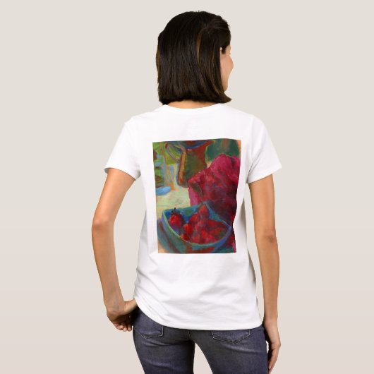 Uw illustratie uploaden | Aangepast schilderen omz T-shirt (Achterkant volledig)