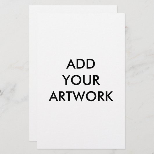 Uw illustraties toevoegen briefpapier (Voorkant / Achterkant)